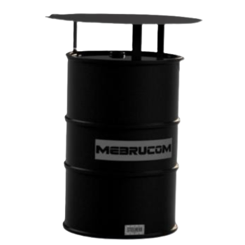 Preview: Ölfass-Stehtisch mit personalisierbarem Logo